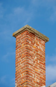 beautiful masonry chimney