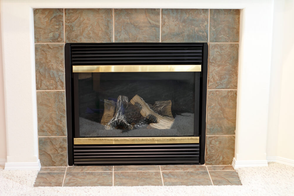 Chim Chimney Sweep - Exterior View of Fireplace Example close up of exterior view of fireplace