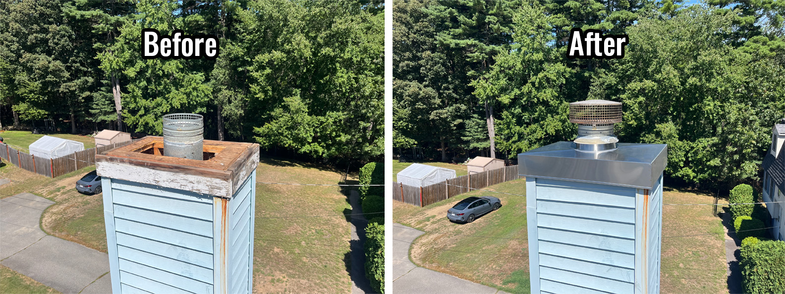 Chase Cover replacement before and after